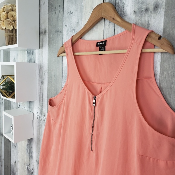 2/$20 Torrid | Sheer Tank Blouse - Picture 2 of 6